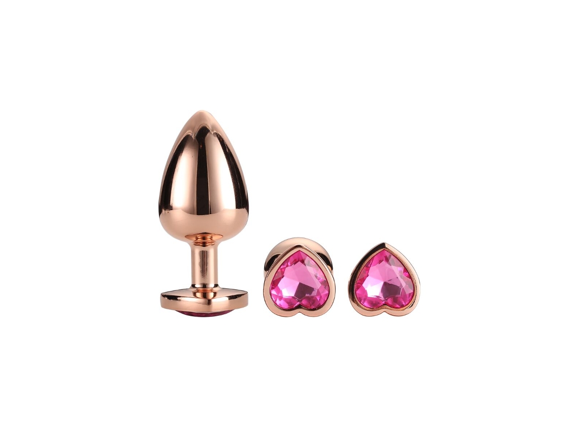 Plug Anal DREAM TOYS Gleaming Love (Dourado - Ø 4,1 cm)