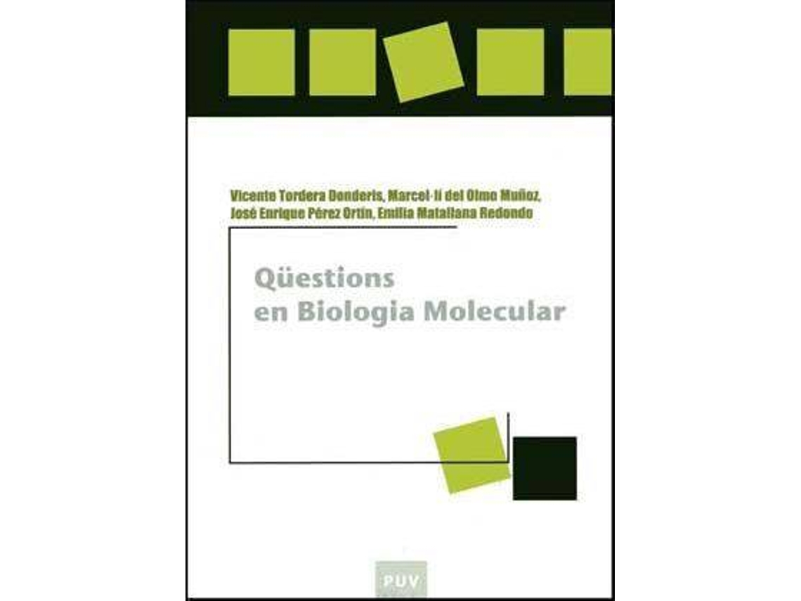 Livro Qüestions en biologia molecular de Vicente Tordera Donderis (Espanhol)
