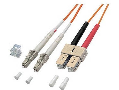 Cabo Fibra Ótica GOOD TECHNOLOGY (LC - SC - 1 m - Laranja)