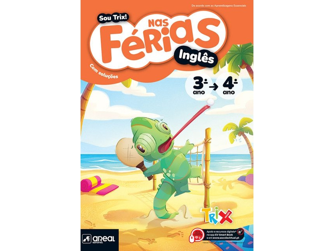 Livro Sou Trix! Nas Férias - Inglês - 3.º Ano de Aavv (Português)
