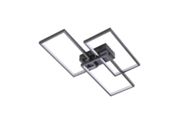 Zmh Luminária De Teto Led De Metal Com Design Moderno