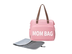 Bolsa Transversal Impermeável E Leve Para Maternidade/bebê, Ideal Para Passeios E Uso Durante A Gravidez.protetor De Fraldas Rosa Mom Yunzii