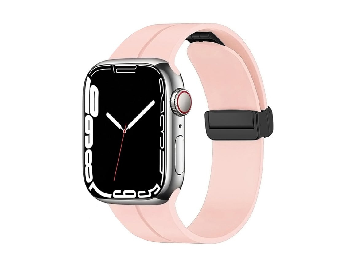 Pulseira para Apple Watch 38/40/41Mm Sport com Fecho Magnético Rosa
