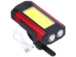 Luz de Bicicleta 1000lm Usb Recarregável Ip65 Magnética com 7 Modos e Power Bank
