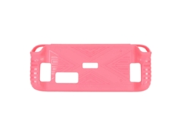 Capa Protetora Espessa E Resistente A Impactos Para Console De Jogos, Capa Macia De Tpu Para Steam Deck, Rosa. Hengjian