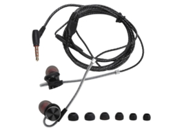Aetheria fones de Ouvido Intra auriculares com Fio Magnéticos de Metal Bass para Esportes Casa Ao Ar Livre