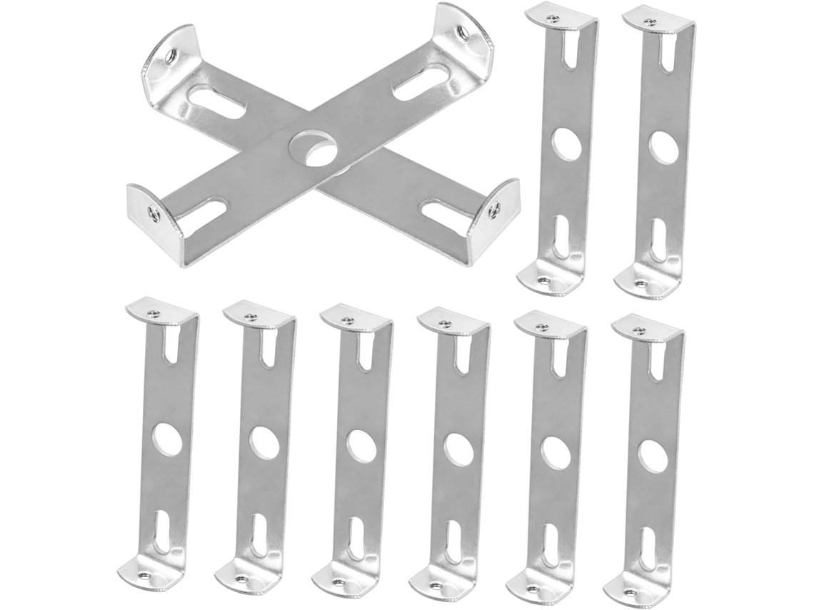 Conjunto De 10 Suportes Para Luminárias De Teto, Montagem Prática Para