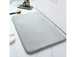 Tapete de Banho LUUCOZK Antiderrapantes Absorventes Secagem Rápida Banheiro Poliéster Verde (50x120cm)