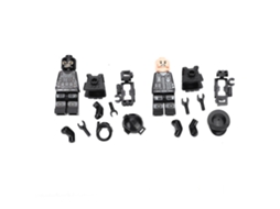 Mali 12pcs/set Figuras de Soldados Militares Especiais Blocos de Montagem Brinquedo