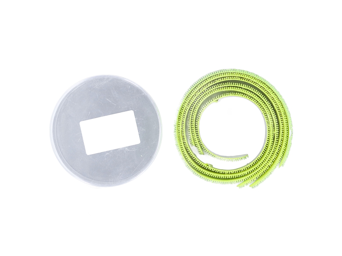 Fita De Proteção Para Cabeca De Raquete De Ténis Nylon Autoadesiva 3 Peças Verde Fluorescente