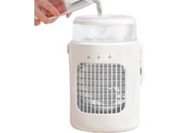 Ar Condicionado Para Ambientes, Ventilador De Mesa Com 3 Velocidades, Resfriador Silencioso Com 3 Velocidades E Luz Para Quarto Gokoco