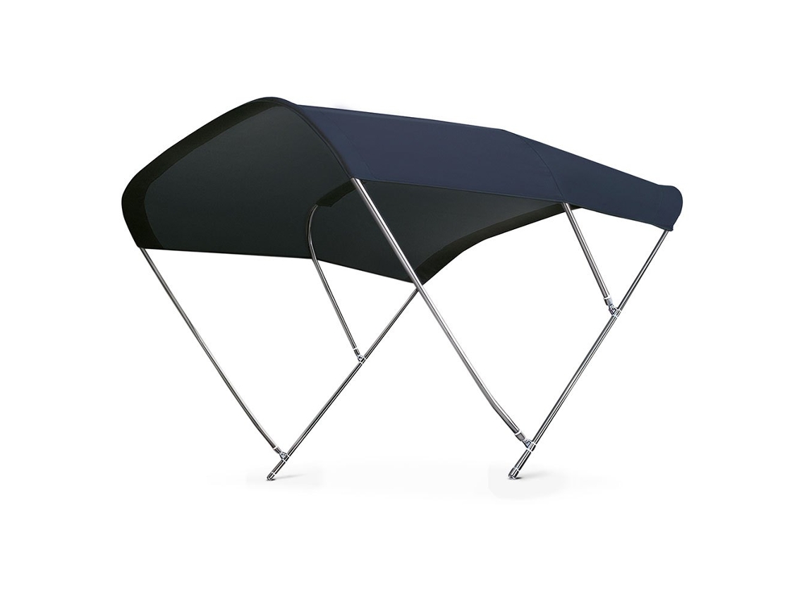 Toldo de Aço Inoxidável Bimini Prateado 170 X 151 Cmtessilmare
