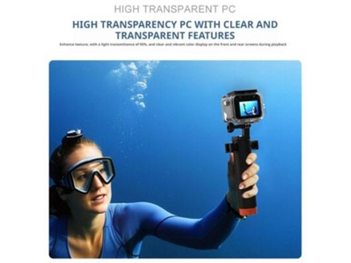 Capa À Prova Dágua Para Câmera De Ação Insta360 Ace2 Y A0c2 H8b C8t9 Oem