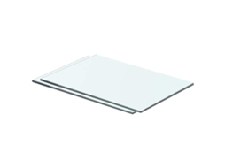 Prateleiras 2 Pcs 40x20 Cm Vidro Transparente