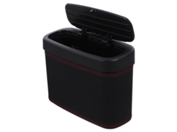 Lixeira Prática Para Porta De Carro Com Tampa.