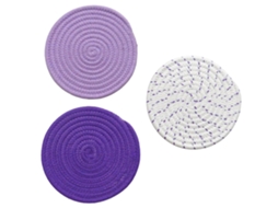 Posavasos Série Roxa Isolantes De Calor Conjunto De 3