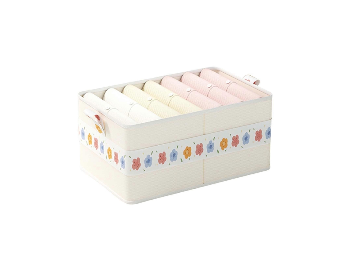 Caixas De Armazenamento Dobráveis ​​com Design De Flores Para Roupas, Calças E Brinquedos No Quarto, C24070858 Olysi Shop
