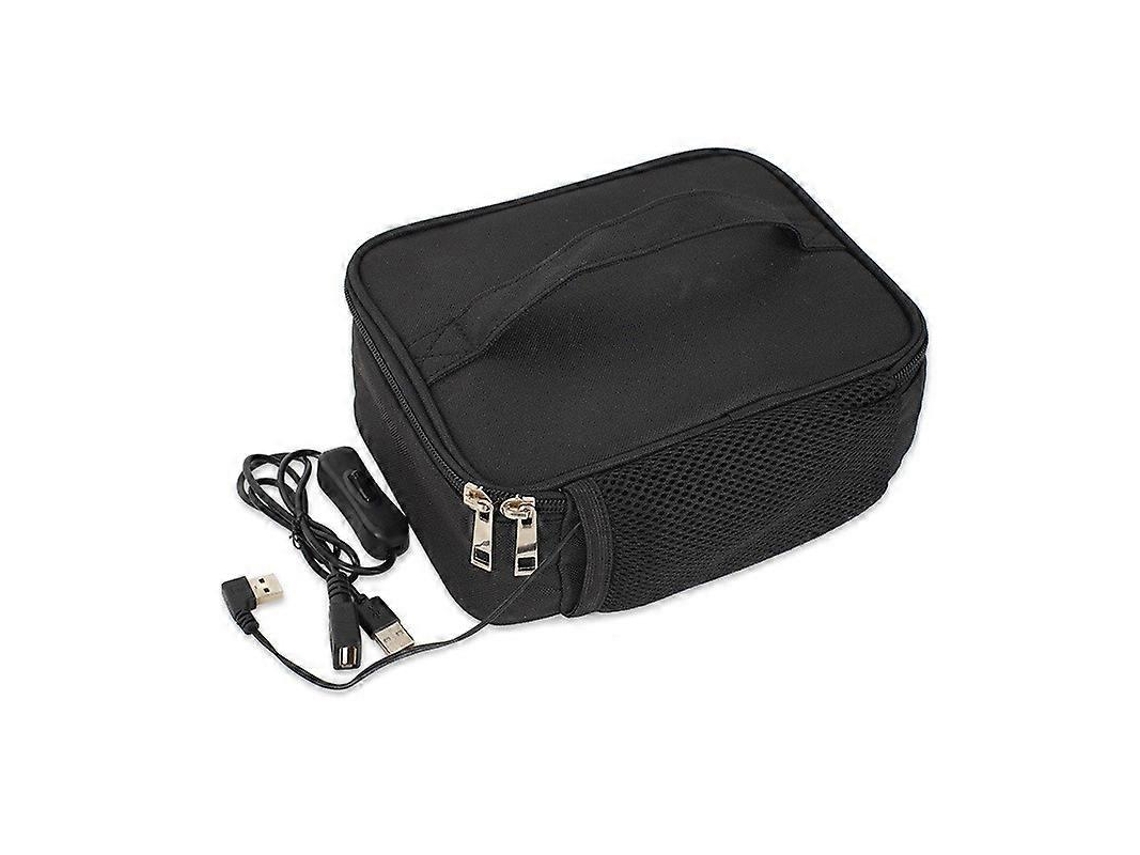 Lurelia Lancheira Elétrica Portátil, Usb, Oxford Impermeável, Preto, Escritório