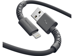 Cabo FRESH 'N REBEL USB A Lightning 70cm (Preto)