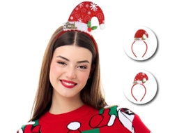 Tiara para Chapéu de Natal Floco de Neve em diversos modelos