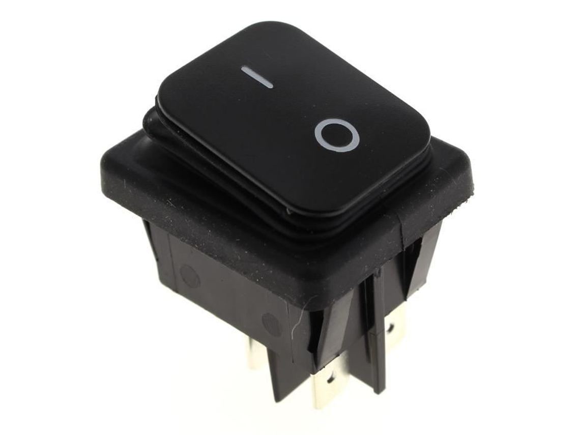 Interruptor liga-desliga preto de 4 pinos para aspirador Stihl
