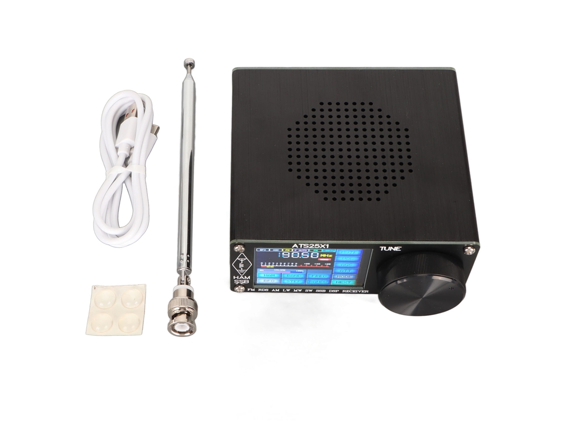 Receptor de Rádio LAXISCREED Fm Lw Mw Sw Ssb Dsp