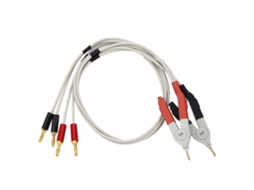 Cabo de Teste Banana de 4mm P1033 com Plugues Reto e Angular, Fio de Silicone Flexível de 100cm, 1000v, 15a com S/MARCA