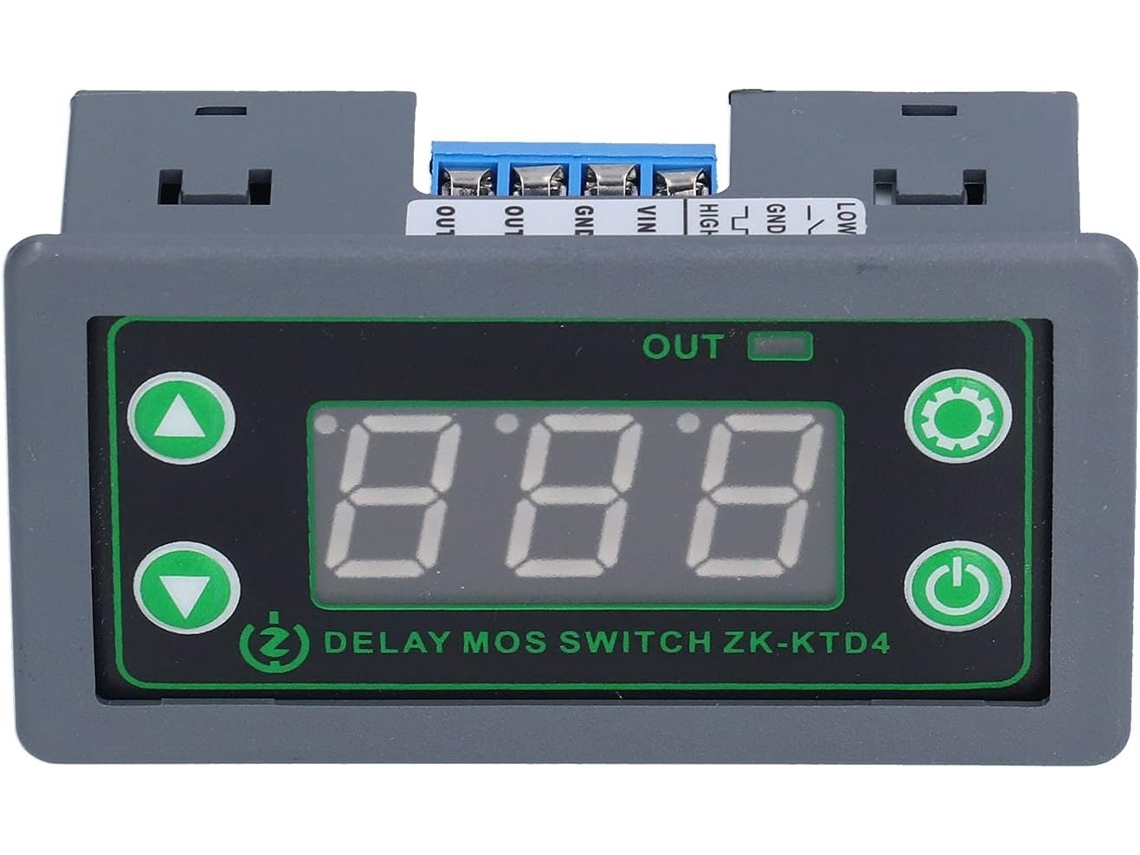 Módulo De Retardo Digital Ww Interruptor Temporizador Com Placa Relés