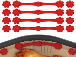 Clipes Magnéticos Lurelia, 12 Unidades, Silicone, Descartável, para Papel Air Fryer