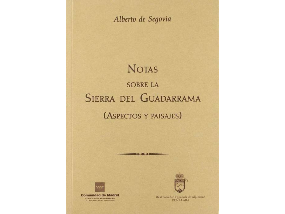 Livro Notas Sobre La Sierra G de Alberto de Segovia (Espanhol)