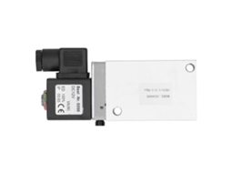 Válvula Solenoide Elétrica Pilotada 2 Posições 5 Vias G1/4in Liga De Alumínio Dc12v