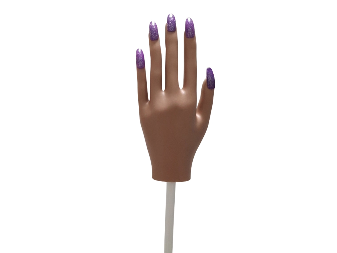 Modelo De Dedo Para Prática De Arte De Unhas (flexível, Tom De Pele) Eoocoo