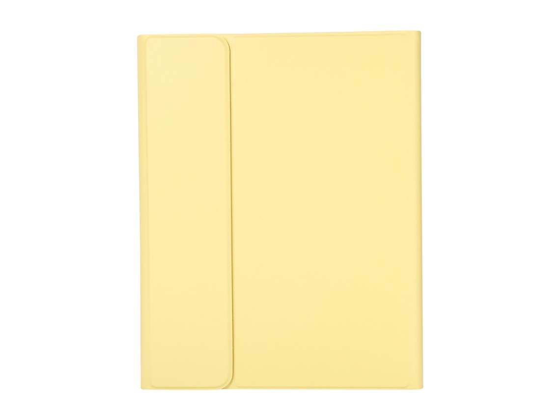 Capa Com Teclado Bluetooth Compatível Com Ipad Air 13 2024/2025, Cor Amarelo