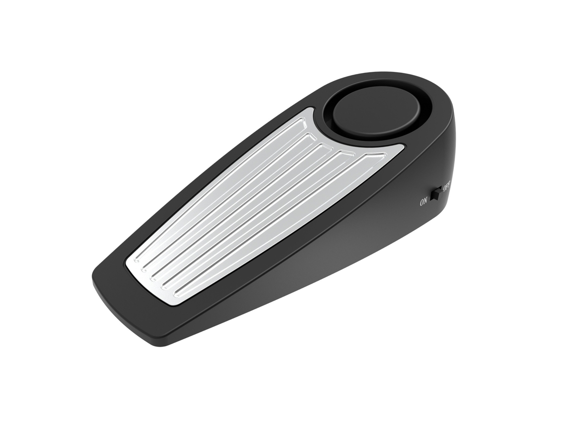 Alarme De Porta Com Sensor De Vibração - Sistema De Segurança Antifurto 130db