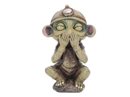 Estátua de Alienígena de Jardim Resina Divertida para Halloween Indoor Outdoor S/MARCA