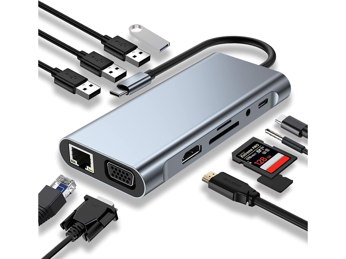 Leitor de Cartão de Memória Usb 2.0 Mini Multifuncional AQUAFORGE