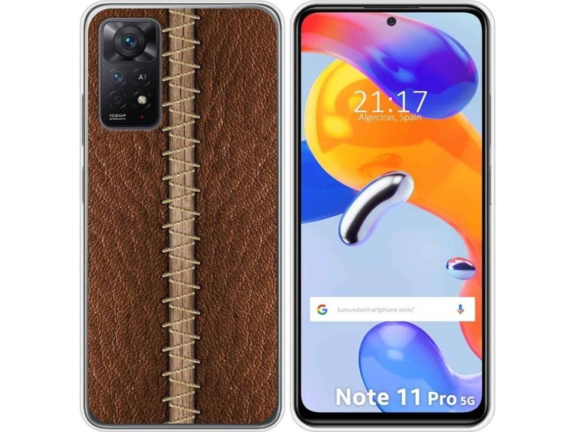 Capa Xiaomi Redmi Note 11 Pro TUMUNDOSMARTPHONE Desenhos Couro 01 Multicor