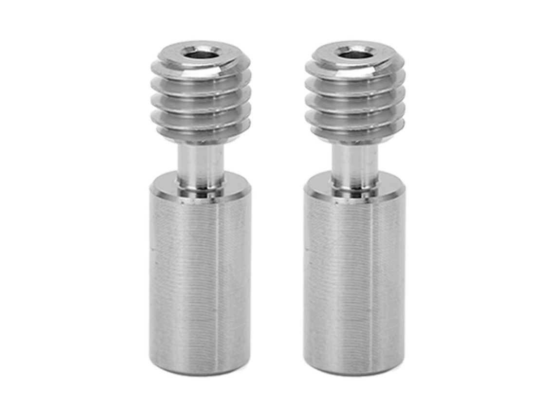 2 Unidades De Tubo De Liga De Titânio Com Ruptura Térmica, Design Ramificado, Resistência Térmica, Tubo Com Rosca M6 Para Impressora 3d Ender 3 S1