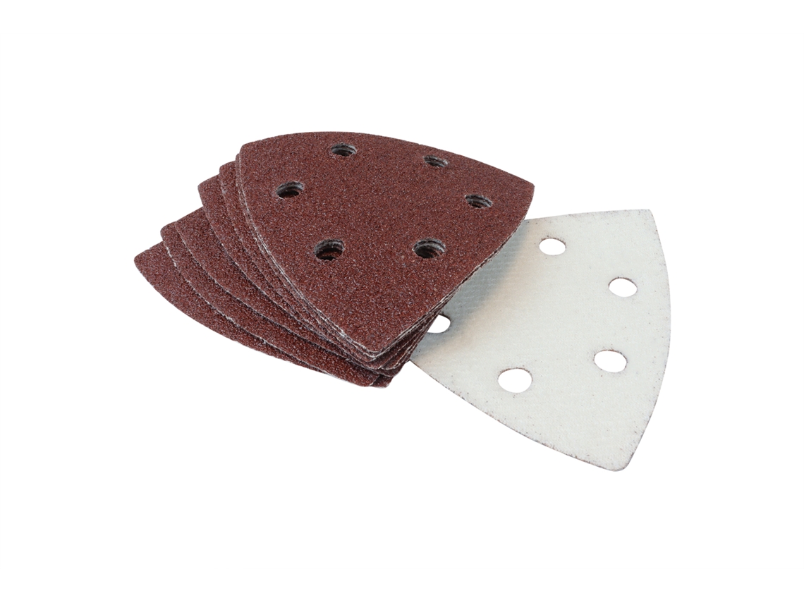 Lixa Multiusos Triangular Grão 80 10 Peças WOVAR