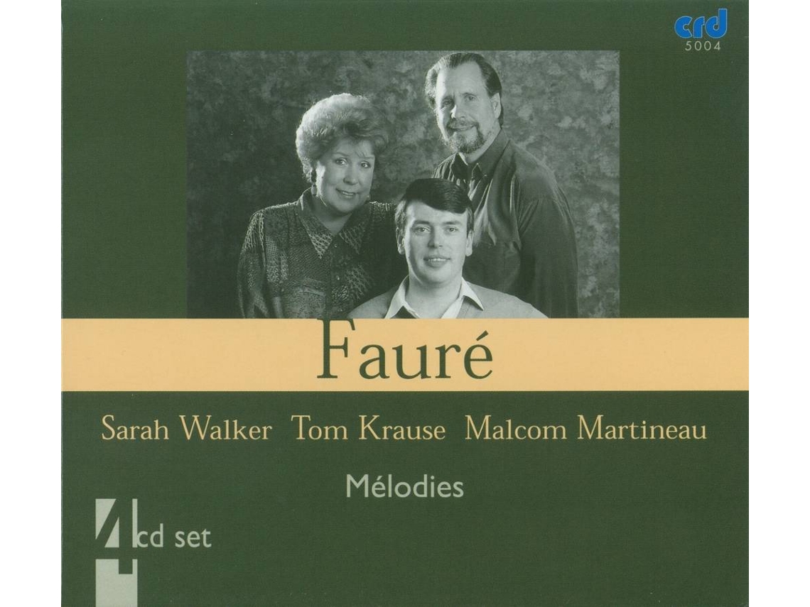 CD Walker,Sarah/Krause,Tom/Martineau,Malcolm - Mélodies (4CDs)