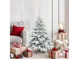 Vidaxl Árvore De Natal Artificial Com 150 Leds Branco 120 Cm Pe E Pvc