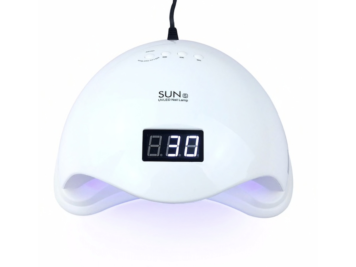 Lâmpada Led Profissional Para Unhas De Gel E Gel Construtor - 48w