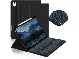 Capa Com Teclado Bluetooth Para Redmi Pad2 Pro 12.1 Polegada (português-preto)