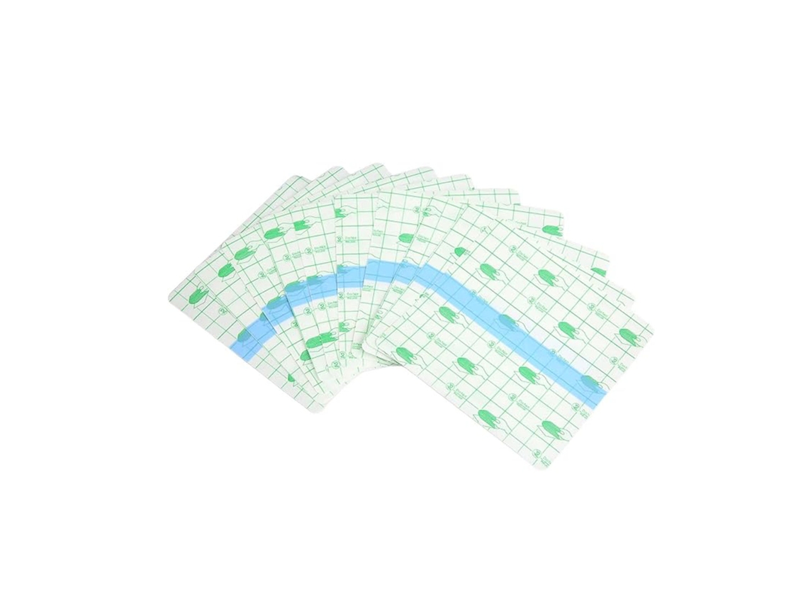 40 Unidades De Parche Transparente De Película Pu Impermeable Para Ducha Cortable Diy 12x12cm