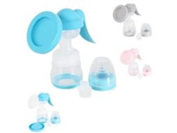 Bomba de sucção manual BRILVIBERA Cangaroo Leite Strip com bico de silicone azul (150 ml)