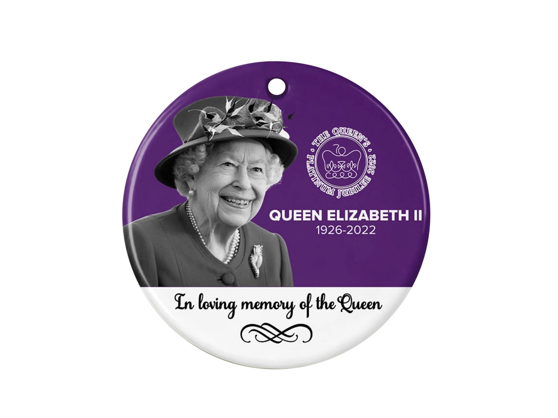 Laxiscreed Colar Decorativo Queen Jubilee 2022 Com Pingente Acrílico Inspirado Na Rainha Britânica