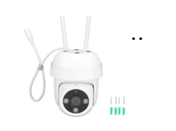 Wireless Wifi Security Camera 3mp 2 Way Intercom Intelligent Tracking Alarm Recording Iρ66 Surveillance Camera 100‑240v Eu Plug LAXISCREED