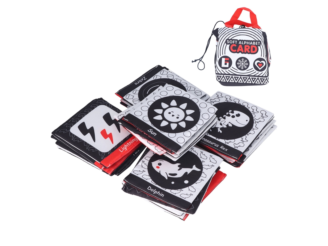 Mali 26pcs Livros de Tecido para Bebê com Saco Soft Fabric Brinquedos Educativos Infantil