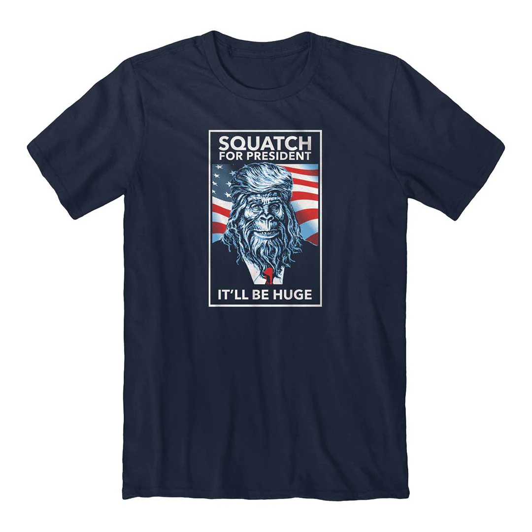 T-shirt Rockinstone Jedco-squatch For Pres(2xl)