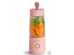 Lurelia Liquidificador Portátil Recarregável Usb, 350ml, Aço Inoxidável, Para Smoothies